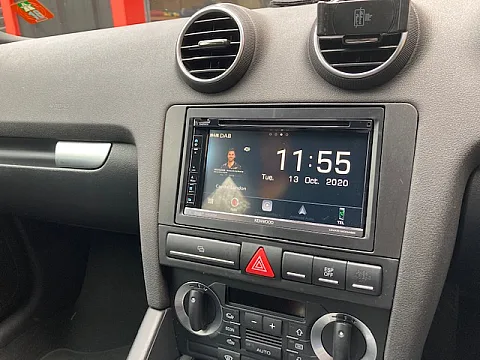Audi A3 2008 Kenwood DNX5190DABS Double Din Sat Nav Installed