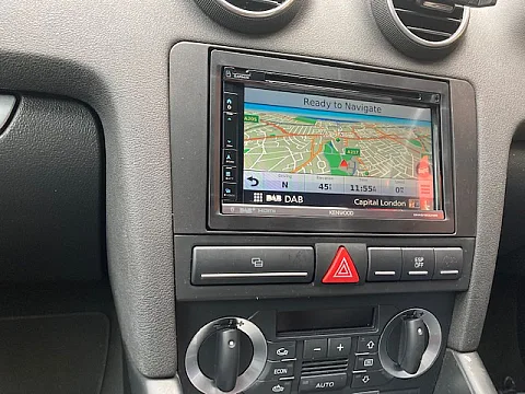 Audi A3 2008 Kenwood DNX5190DABS Double Din Sat Nav Installed