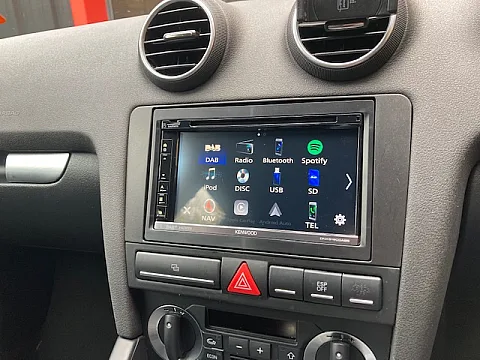 Audi A3 2008 Kenwood DNX5190DABS Double Din Sat Nav Installed