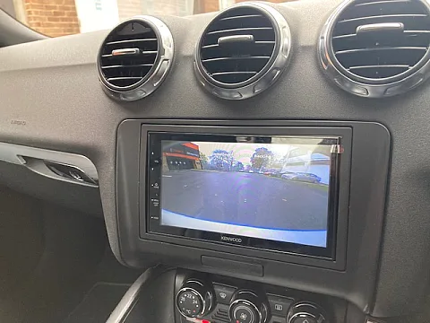 Audi TT Kenwood CMOS-230 Reversing Camera installed