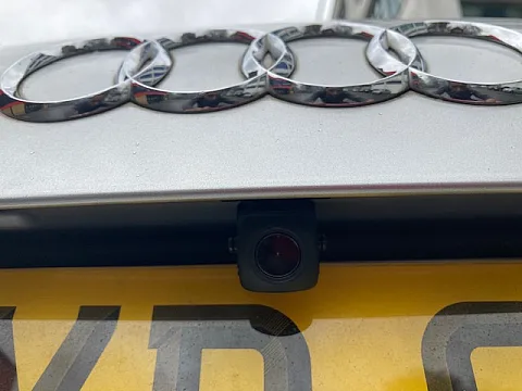 Audi TT Kenwood CMOS-230 Reversing Camera installed