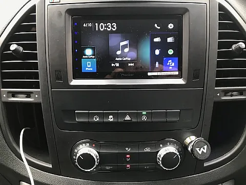 Mercedes Vito 2015 Pioneer SPHDA250DAB and CAM-MB1-RT for Original Camera