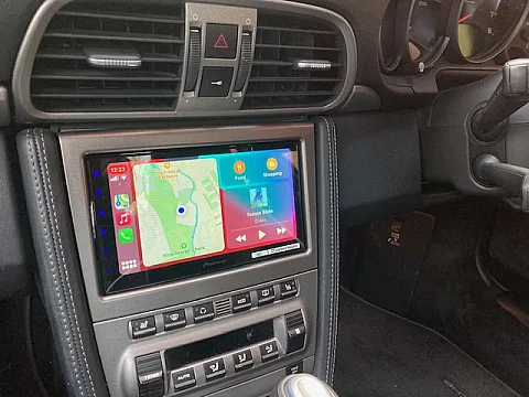Porsche 997 2007 fitted with Pioneer SPH-DA250DAB