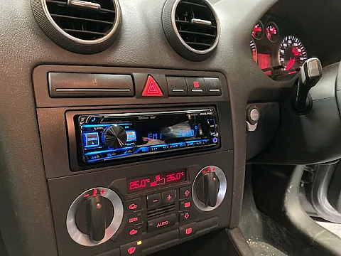 Audi A3 2006 fitted with Alpine UTE-204DAB