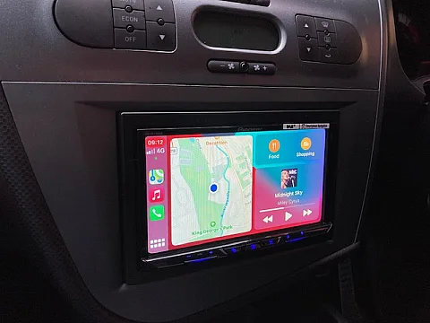 Seat Leon 2008 fitted with Pioneer SPH-DA230dab