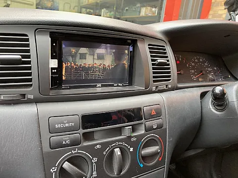 Toyota Corolla 53 Reg fitted with JVC KW-V255DBT DAB Stereo