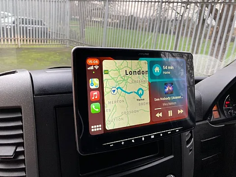 Mercedes Sprinter 2014 fitted with Alpine ILX-F903D Multimedia