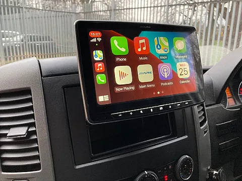 Mercedes Sprinter 2014 fitted with Alpine ILX-F903D Multimedia