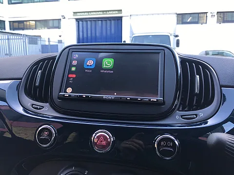 Fiat 500 2018 fitted with Sony XAV-AX3005DB