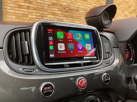 Fiat Abarth 2017 fitted with Pioneer SPH-DA250DAB & Reverse Camera