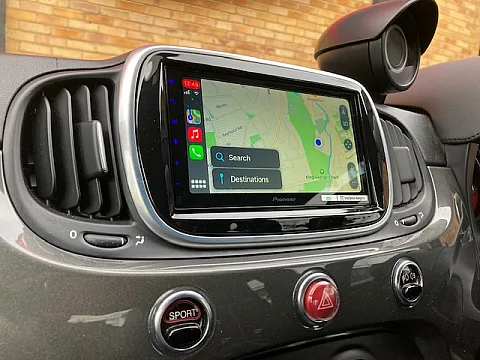 Fiat Abarth 2017 fitted with Pioneer SPH-DA250DAB & Reverse Camera