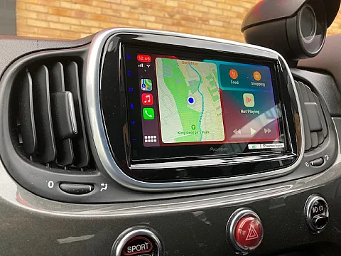 Fiat Abarth 2017 fitted with Pioneer SPH-DA250DAB & Reverse Camera