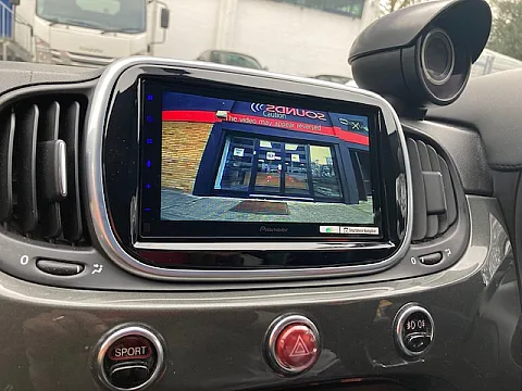 Fiat Abarth 2017 fitted with Pioneer SPH-DA250DAB & Reverse Camera