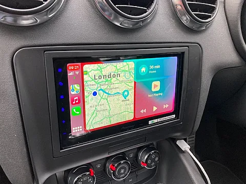 Audi TT 2009 fitted with Pioneer SPH-DA250