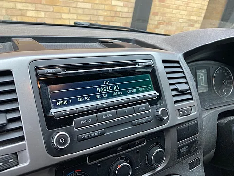VW Transporter T5 62 reg Pioneer SPH-DA250 installed