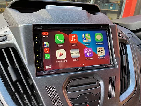 Ford Transit Custom fitted with Kenwood DNX5190DABS & Rear Camera