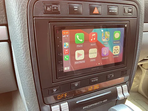 Porsche Cayenne 2005 fitted with Kenwood DMX5020DABS