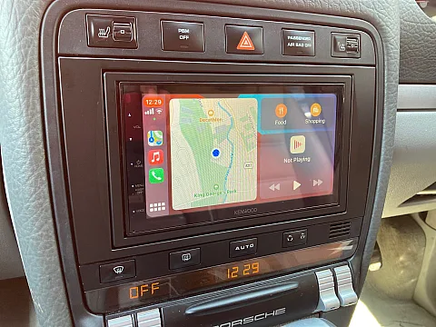 Porsche Cayenne 2005 fitted with Kenwood DMX5020DABS