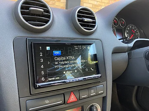 Audi S3 2004 fitted with Pioneer AVIC-Z9300DAB+ND-BC8