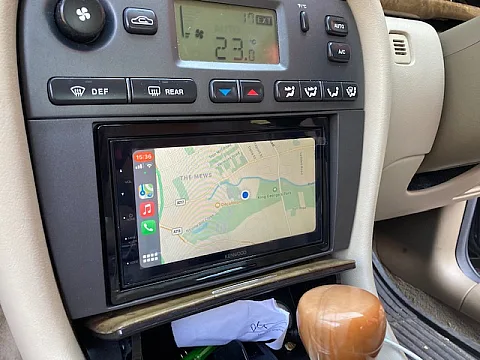 Jaguar X Type 2003 fitted Kenwood DMX5020DABS