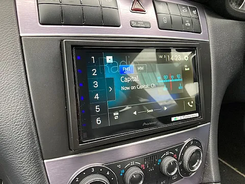 Mercedes CLC 60 Reg Pioneer SPH–DA250DAB Installed