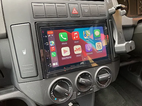 VW Polo 2008 fitted with JVC KW-M565DBT Stereo