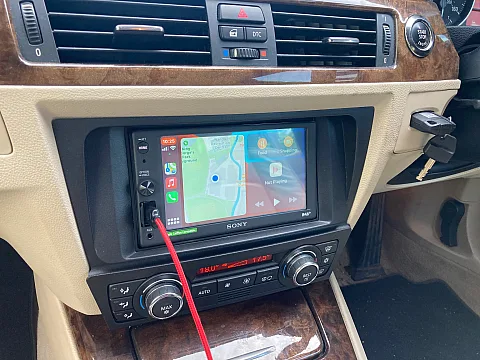 BMW E93 2008 fitted with Sony XAV-AX1005DB