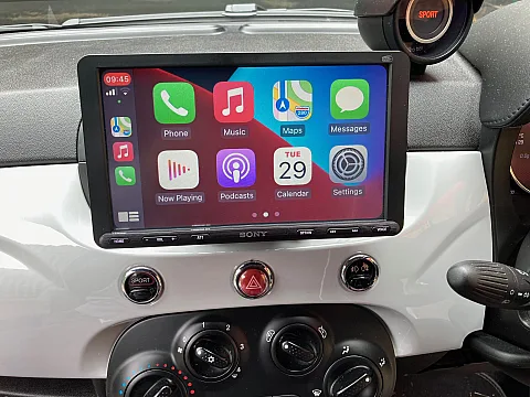 Fiat Abarth 2015 fitted with Sony XAV-AX8050D Stereo