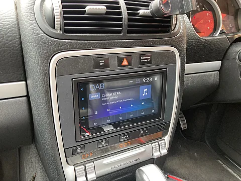 Porsche Cayenne 2003 fitted with Pioneer SPH-DA160DAB
