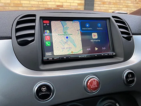 Fiat 500 2013 fitted with Sony XAV-AX3005DB multimedia