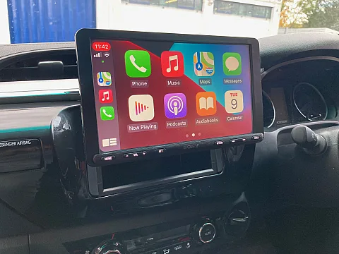 Toyota Hilux 2008 fitted with Sony XAV-AX8050DAB Double Din Screen