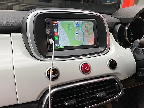 Fiat 500X 2017 fitted with SONY XAV-AX1005 Multimedia