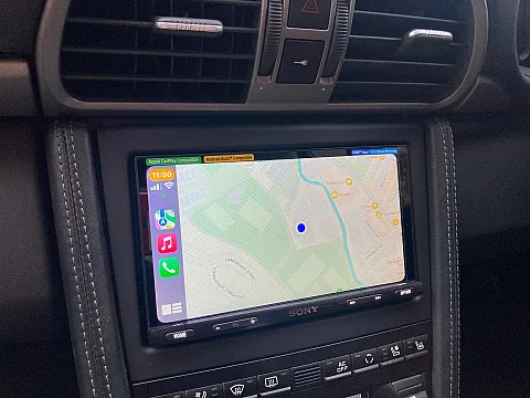 Porsche 911 2009 fitted with a Sony XAV-5650
