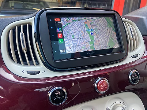 Fiat 500 2019 fitted with Pioneer SPH-DA160DAB Multimedia