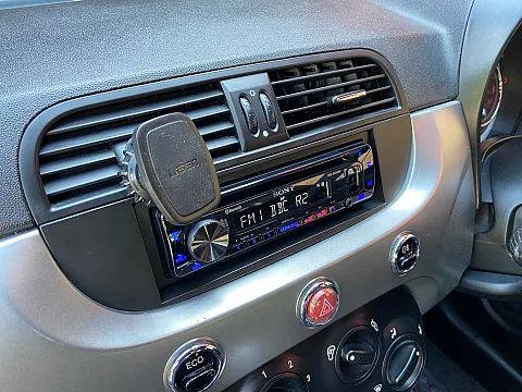 Fiat 500 2009 Model fitted Sony MEX-N4300BT plus FKIT-FIAT-28 fitting kit