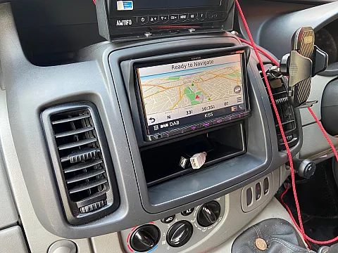Renault Trafic 2010 fitted with Kenwood DNX7170DABS Multimedia