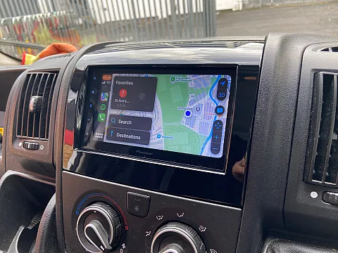 Citroen Relay 2017 fitted with Pioneer SPH-DA160DAB Stereo
