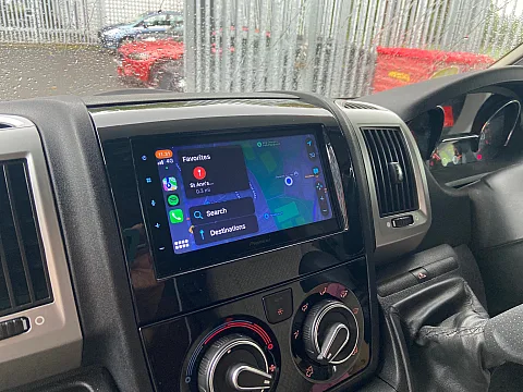 Fiat Ducato 2015 upgraded with Pioneer CarPlay / Android Auto stereo