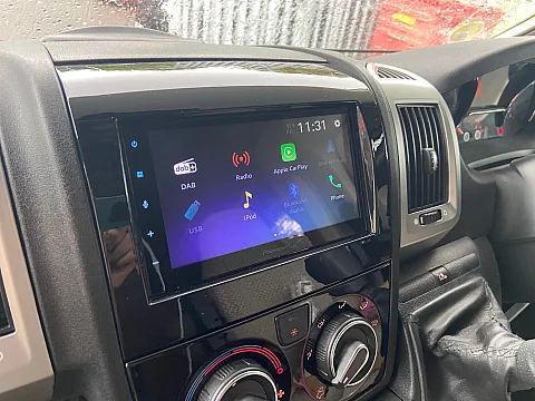 Fiat Ducato 2015 upgraded with Pioneer CarPlay / Android Auto stereo