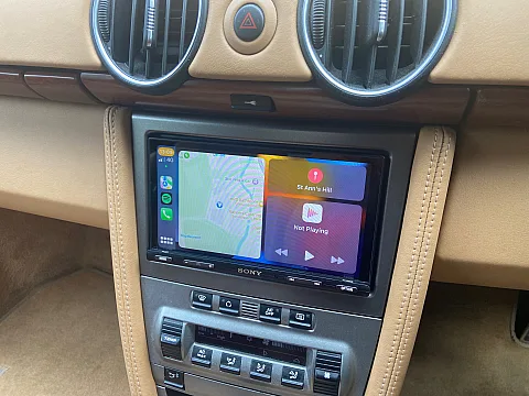 Porsche Boxster S 2006 fitted with Sony XAV-AX5650 Multimedia Stereo