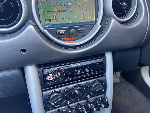 Mini Convertible 2004 fitted with Pioneer MVH-330DAB Multimedia Stereo