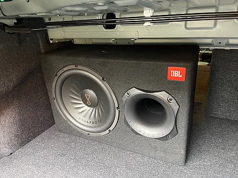 Mazda 6 2017 JBL Basspro12 Active subwoofer installed