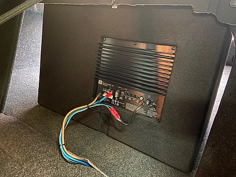 Mazda 6 2017 JBL Basspro12 Active subwoofer installed
