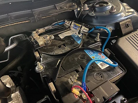 Mazda 6 2017 JBL Basspro12 Active subwoofer installed