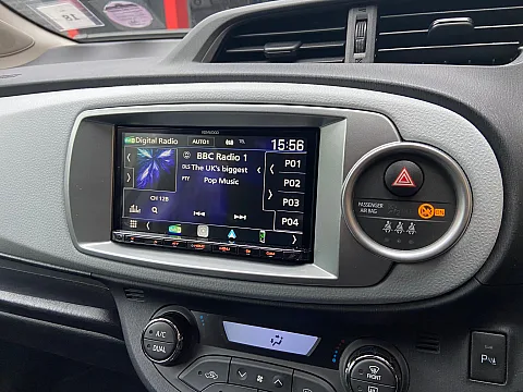 Toyota Yaris 2014 fitted Kenwood DMX8020DABS, CAM-TY1-RT & CTKTY09