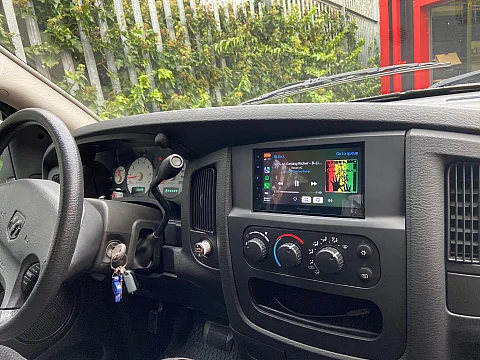 Dodge Ram upgraded with Pioneer SPH-DA360DAB stereo