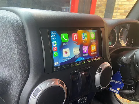 Jeep Compass 2015 upgraded with Kenwood DMX8020DABS Stereo