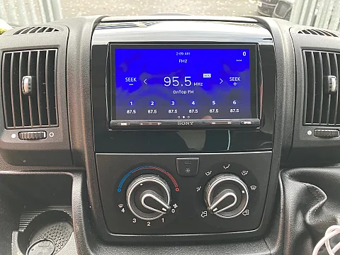 Fiat Ducato 2019 fitted with Sony XAV-AX5650 CarPlay Stereo