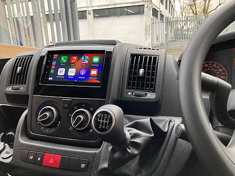 Citroen Relay 2022 fitted with Pioneer SPH-DA360DAB Wireless CarPlay stereo