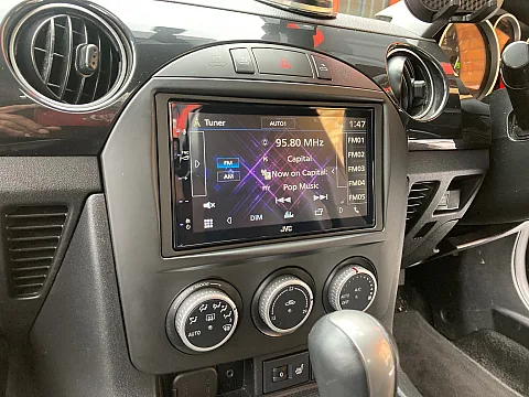 Mazda MX-5 2013 model upgraded with JVC KW-M560BT Stereo